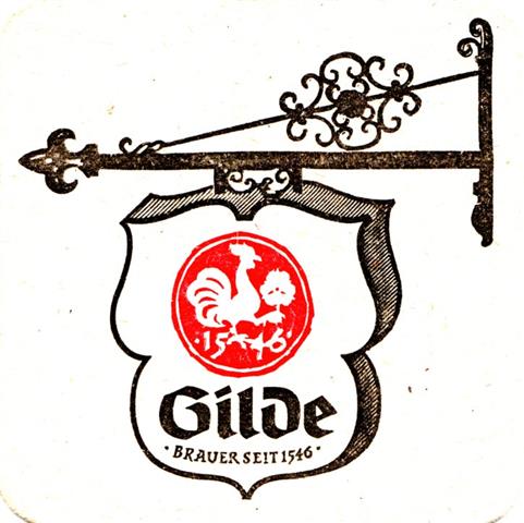 hannover h-ni gilde schild 1-2a (quad185-kneipenschild-schwarzrot)